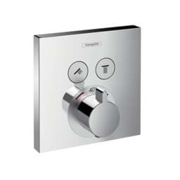 Obrázek HANSGROHE ShowerSelect termostat pod omítku pro 2 spotřebiče #15763000 - chrom