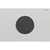 Obrázek GEBERIT Ovládání WC Geberit s elektronickým spuštěním splachování, napájení ze sítě, pro splachovací nádržku pod omítku Sigma 12 cm, 2 množství splachování, s automatickým / bezdotykovým ovládacím tlačítkem Sigma10 Deska: černá Designový kroužek: černý matný 115.907.DW.6
