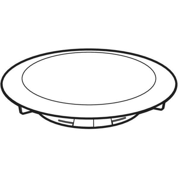 GEBERIT Kryt Geberit odpadního ventilu d90, pro sprchovou odpadní soupravu, výška vodního uzávěru 30/50 mm Alpská bílá #150.265.11.1