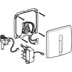 Obrázek GEBERIT Ovládání splachování pisoáru Geberit, s elektronickým spuštěním splachování, napájení ze sítě, krycí deska z plastu Pochromovaná matná #115.817.46.5
