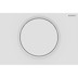 Obrázek GEBERIT Ovládací tlačítko Geberit Sigma10, pro splachování Start/Stop Deska a ovládací tlačítko: matový chrom-lak, s povrchovou úpravou easy-to-clean Designový kroužek: pochromovaný lesklý #115.758.JQ.5