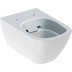 Obrázek GEBERIT Smyle Square WC závěsné, s hlubokým splachováním, uzavřený tvar Rimfree 500.208.01.1 - bílá
