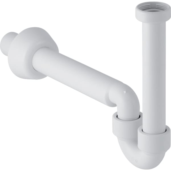 GEBERIT Trubková zápachová uzávěrka Geberit pro umyvadlo a bidet, vývod vodorovný Alpská bílá #151.113.11.1