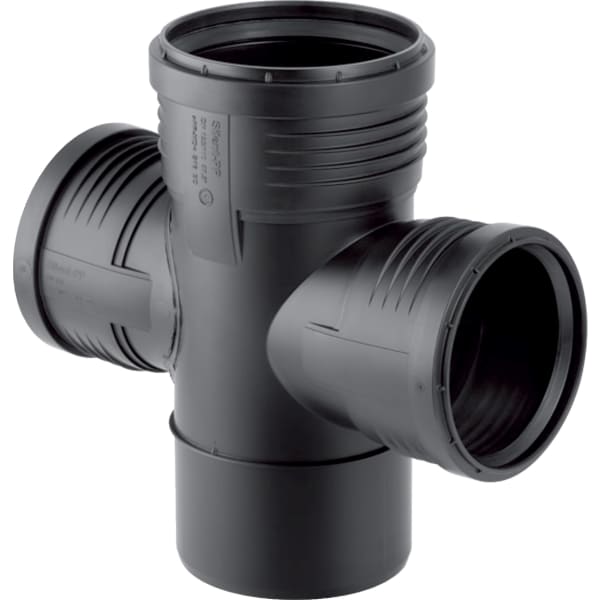 GEBERIT Odbočka Geberit Silent-PP 87,5° dvojitá #390.665.14.1
