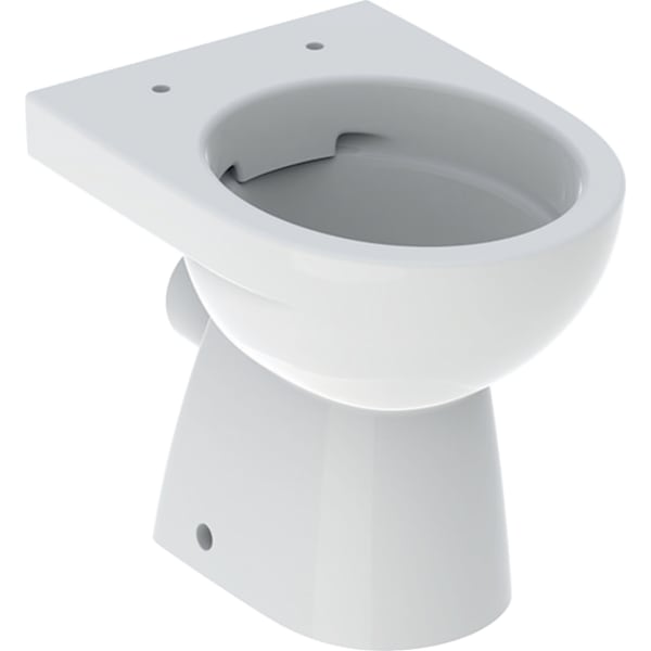 GEBERIT Renova stojící klozet, horizontální výtok, částečně uzavřený keramický design, Rimfree #500.480.01.8 - bílá / KeraTect