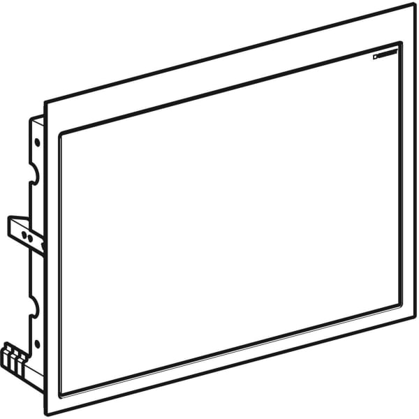 GEBERIT Souprava pro kompletaci pro Geberit ONE umyvadlo, levitující design tiefschwarz #115.420.DW.1