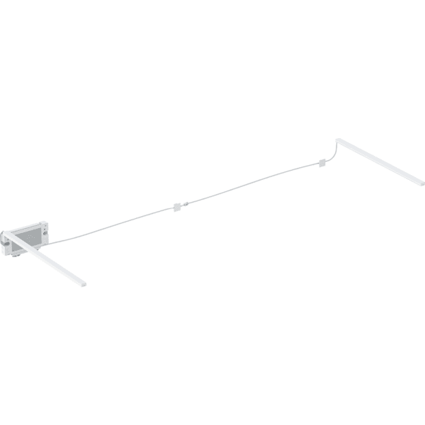 GEBERIT Světelná lišta Geberit pro zásuvku, vlevo a vpravo, délka 35 cm #502.031.00.1