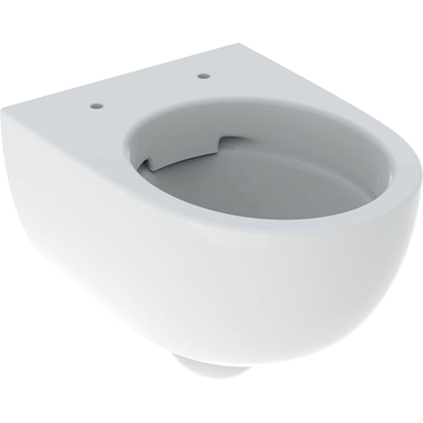 GEBERIT Renova Compact závěsný klozet, nízké splachování, zkrácený výstupek, uzavřený keramický design, Rimfree #500.377.01.8 - bílá / KeraTect