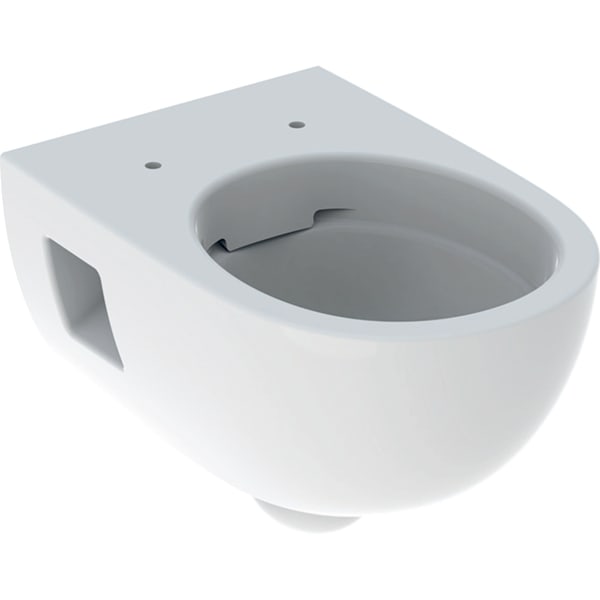 GEBERIT Renova závěsný klozetový splachovač, polouzavřený keramický design, Rimfree #203070600 - bílá / KeraTect