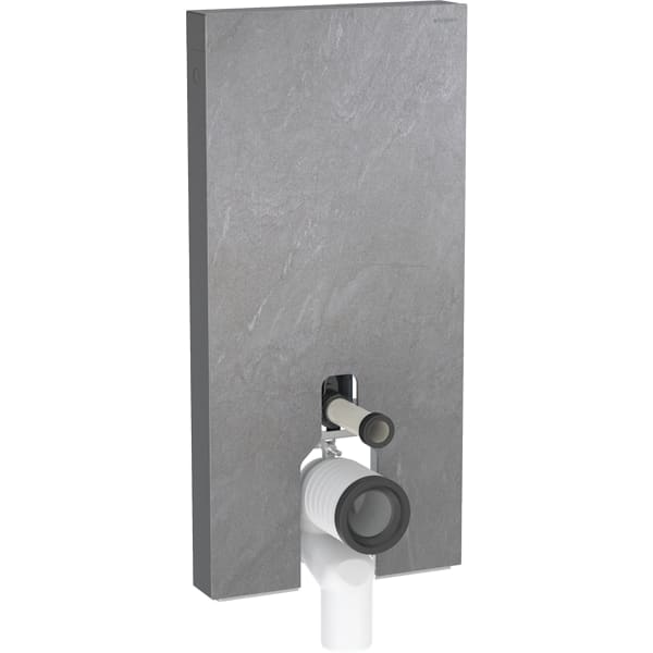 GEBERIT Sanitární modul Geberit Monolith pro stojící WC, 101 cm, čelo z kameniny Čelní opláštění: kamenina betonový vzhled Boční opláštění: hliník #131.003.JV.5