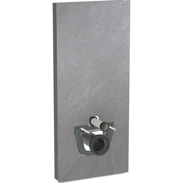 GEBERIT Sanitární modul Geberit Monolith pro závěsné WC, 114 cm, čelo z kameniny Čelní opláštění: kamenina betonový vzhled Boční opláštění: hliník #131.031.JV.5