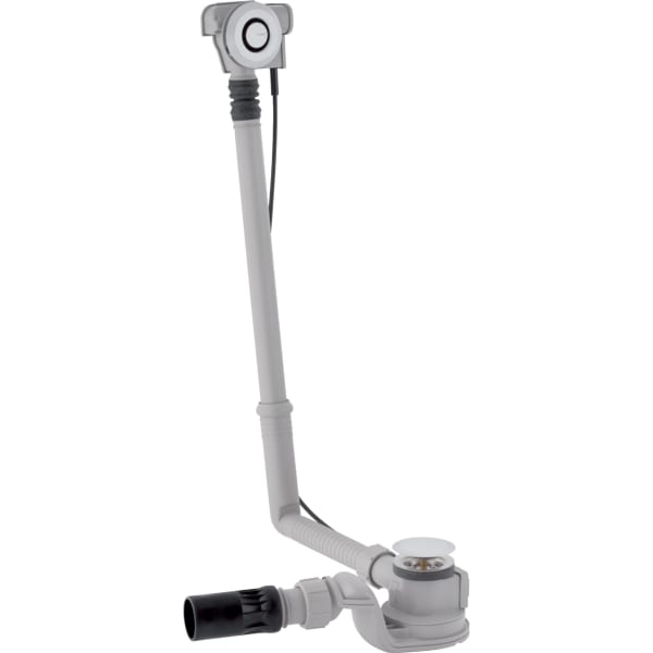 GEBERIT Vanová odpadní souprava Geberit s tlačítkovým ovládáním PushControl, d52, výška 60 cm, se soupravou pro kompletaci chrom / Lesklý #150.752.21.6