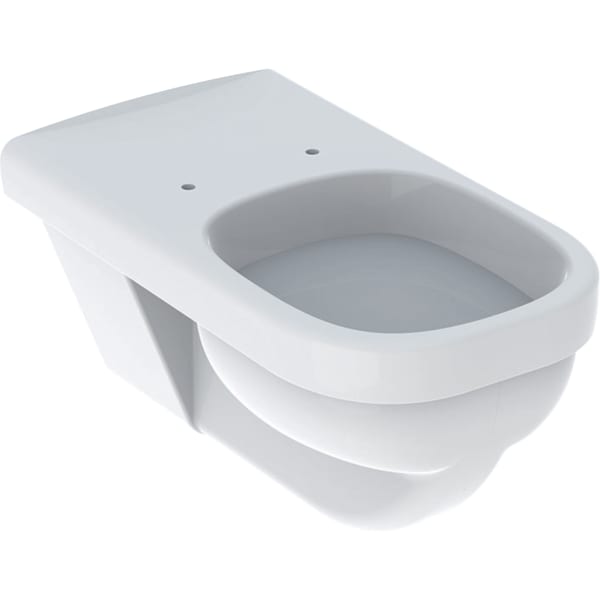 GEBERIT Renova Comfort Square závěsný klozet, ploché splachování, prodloužený výstupek #208550600 - bílá / KeraTect