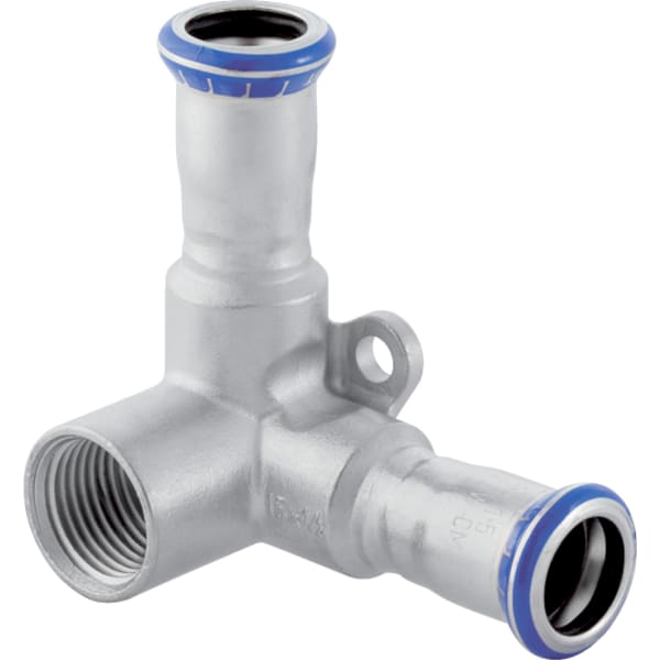 GEBERIT Rohová nástěnka Geberit Mapress nerezová ocel 90° #33504