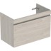 Obrázek GEBERIT Renova Plan toaletní skříňka pro umyvadlo, s jednou zásuvkou a jednou vnitřní zásuvkou bílá / lakovaná vysoký lesk 501.907.01.1
