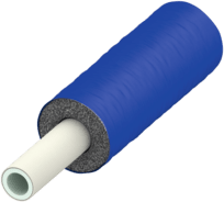TECE TECEflex vícevrstvé plastové potrubí PE-Xc/Al/PE-RT předizolované,9 mm izolace, modré, dim. 25 #732125