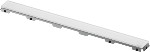 TECE Skleněný kryt TECEdrainline pro sprchový žlab, satinovaný, Saténové bílé sklo, 700 mm #600793