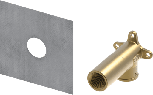 TECE Nástěnka systému TECEprofil TECE 1/2" x 1/2", Si-bronz #9021017