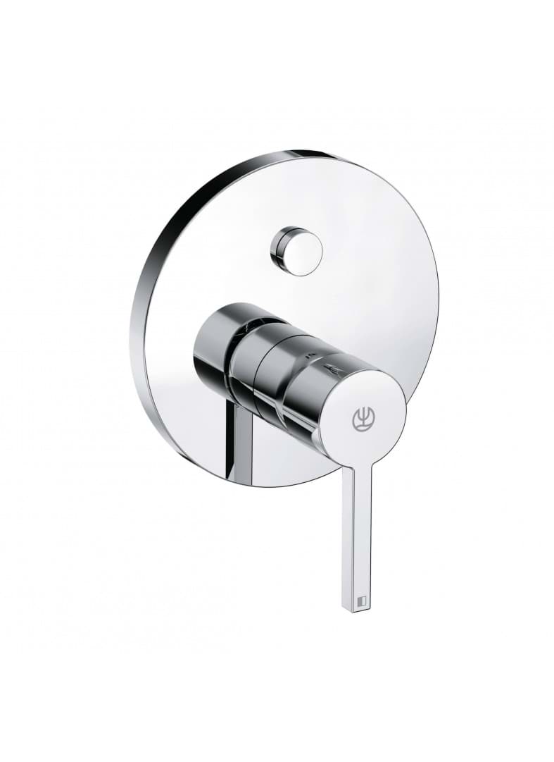 KLUDI Skrytá jednopáková vanová a sprchová baterie PUSH & SWITCH #206630515 - Chrom