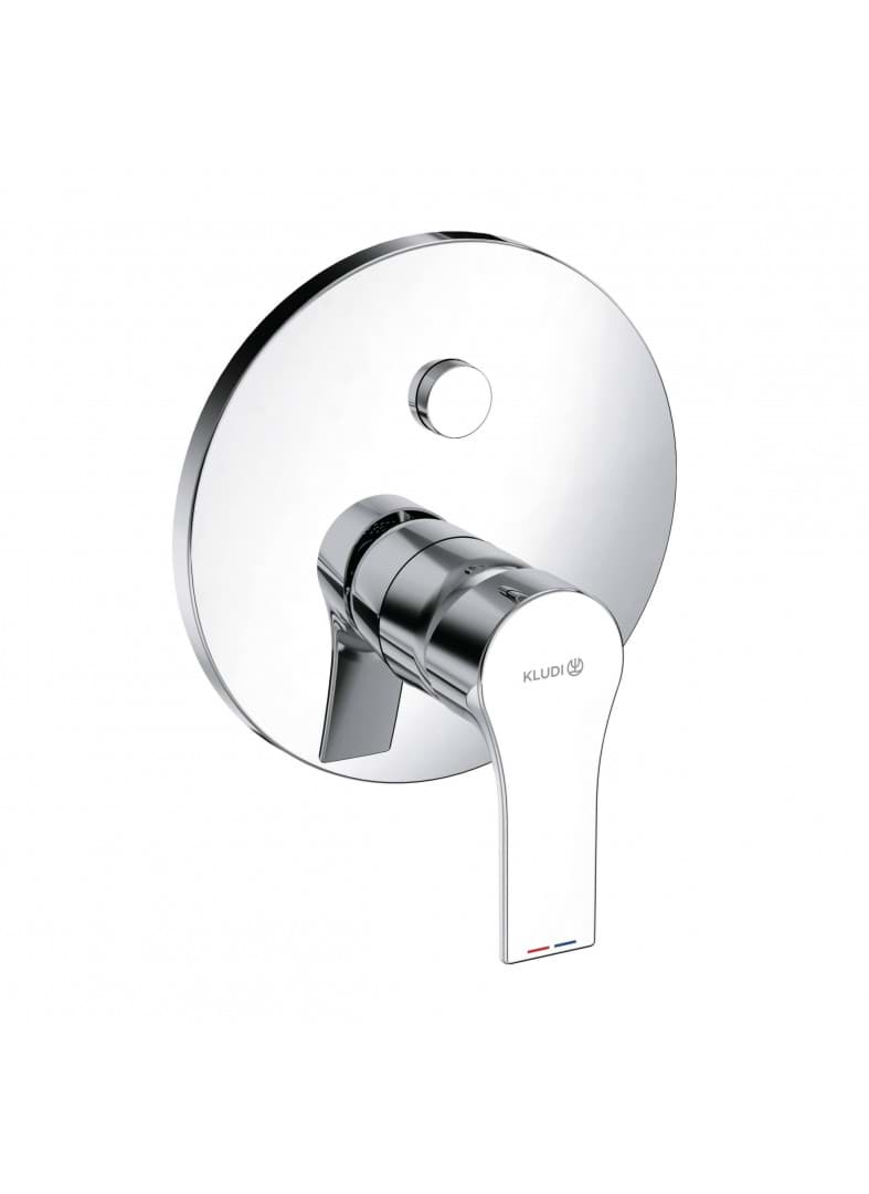 KLUDI Skrytá jednopáková vanová a sprchová baterie PUSH & SWITCH #486590565 - Chrom