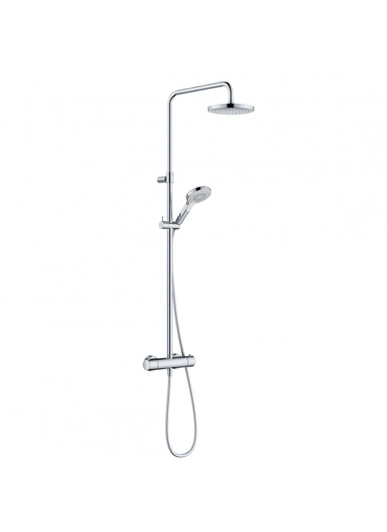 KLUDI KLUDI-DIVE Thermostat Dual Shower System DN 15 #6907905-00 - chrom