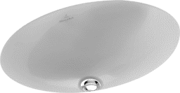 Obrázek VILLEROY BOCH Podomítkové umyvadlo Loop & Friends, 560 x 375 x 230 mm, bílá Alpine CeramicPlus, s přepadem #616130R1