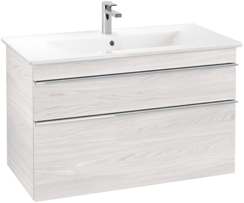 Зображення з  VILLEROY BOCH Venticello toaletní stolek, 2 zásuvky, 953 x 590 x 502 mm, Bílé dřevo / Bílé dřevo #A92601E8