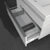 Obrázek VILLEROY BOCH Venticello toaletní stolek, 2 zásuvky, 953 x 590 x 502 mm, Bílé dřevo / Bílé dřevo #A92601E8