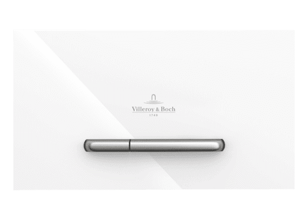 Obrázek VILLEROY BOCH Instalační systémy ViConnect WC deska 300G, 2splachovací, sklo lesklé bílé 922160RE
