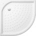 Obrázek VILLEROY BOCH Čtvrtkruhová sprchová vanička O.novo, 900 x 900 x 55 mm, bílá Alpine 62099001
