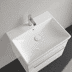 Obrázek VILLEROY BOCH Umyvadlo Avento, 600 x 470 x 180 mm, bílé Alpine CeramicPlus, s přepadem 415860R1
