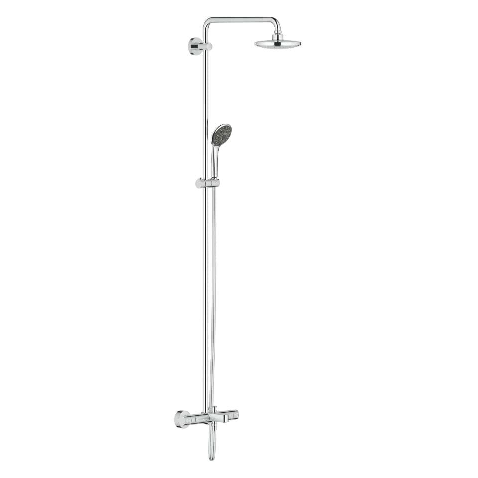 GROHE Vitalio Joy System 180 Sprchový systém s vanovým termostatem na zeď Chrom #27685000