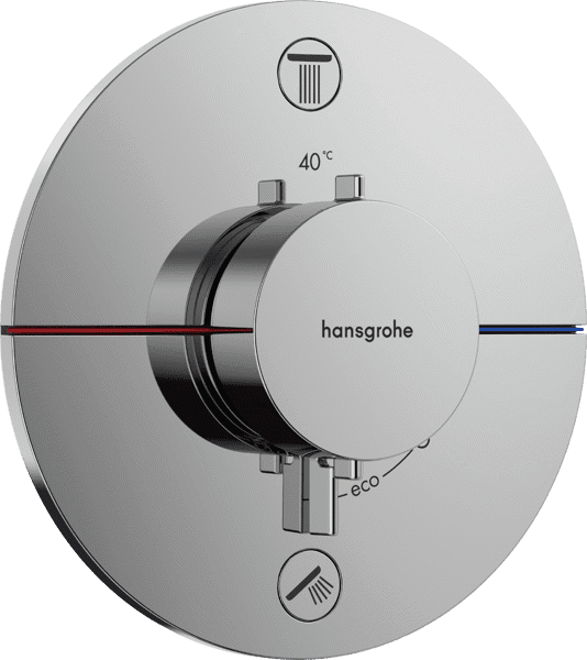 Obrázek HANSGROHE ShowerSelect Comfort S termostat pod omítku, dva spotřebiče #15554000 - chrom
