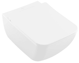 Obrázek VILLEROY BOCH Venticello WC sedátko SlimSeat LINE (sendvič), s mechanismem měkkého zavírání, s odnímatelným sedátkem (QuickRelease), White Alpine #9M80S101