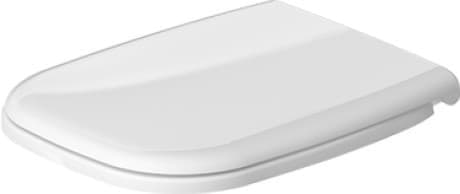Obrázek DURAVIT WC sedátko 006731 Design by sieger design #0067310000 - barva 00, bílý vysoký lesk, barevný závěs: nerezová ocel 360 x 430 mm