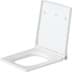 Obrázek DURAVIT Sedátko pro WC 002129 Design by sieger design #0021290000 - Barva 00, Bílá Vysoký lesk, Barva závěsů: Nerez, Překrývající se 371 x 433 mm