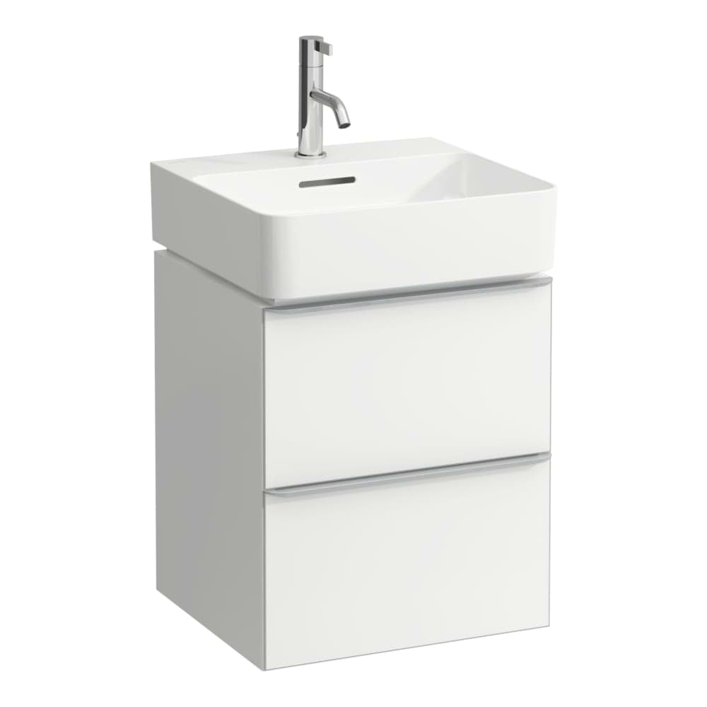 LAUFEN SPACE Skříňka pod umyvadlo, se 2 zásuvkami, pro umyvadlo H815281 435 x 410 x 520 mm #H4101021601001 - 100 - Bílá matná