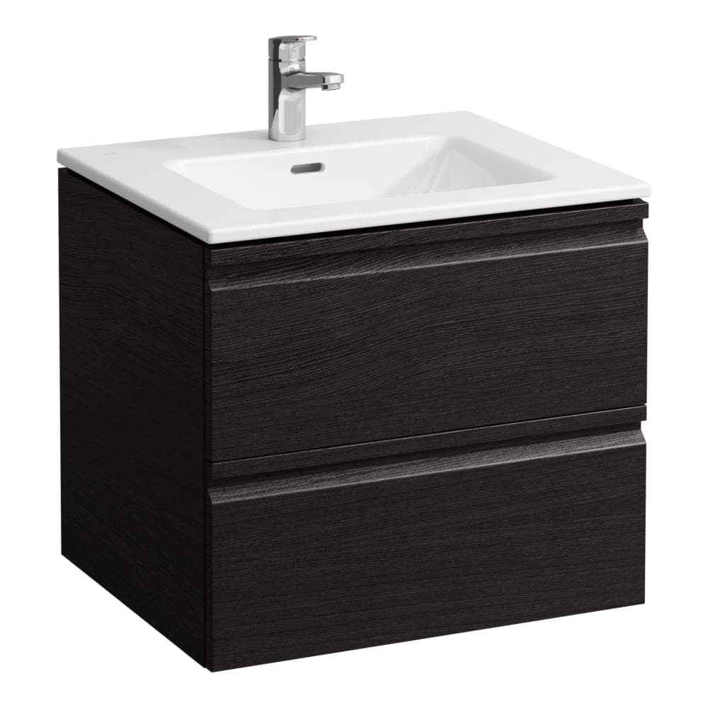 LAUFEN PRO S Umyvadlo včetně skříňky se 2 zásuvkami 600 x 500 x 545 mm #H8619614231041 - 423 - Wenge
