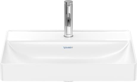 DURAVIT Umyvadlová mísa 235460 Design by Duravit #2354600040 - p Barva 00, Bílá Vysoký lesk, Obdélníkový, Počet míst pro mytí: 1 Uprostřed, Počet otvorů pro armaturu na jednom umyvadle: 1 Uprostřed 600 x 470 mm