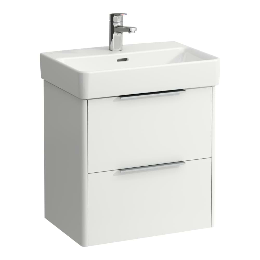 LAUFEN BASE Skříňka pod umyvadlo, 2 zásuvky, pro umyvadlo H818958 (compact) 520 x 360 x 530 mm #H4021521102661 - 266 - Šedá traffic