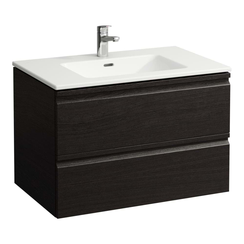 LAUFEN PRO S Umyvadlo včetně skříňky se 2 zásuvkami 800 x 500 x 545 mm #H8619634231041 - 423 - Wenge