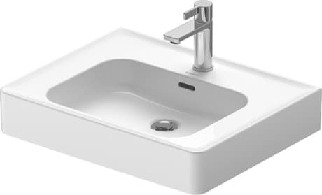 DURAVIT Umyvadlo 237760 Design by Philippe Starck #2377600000 - p Barva 00, Bílá Vysoký lesk, Počet míst pro mytí: 1 Uprostřed, Počet otvorů pro armaturu na jednom umyvadle: 1 Uprostřed, Přepad: Ano 600 mm