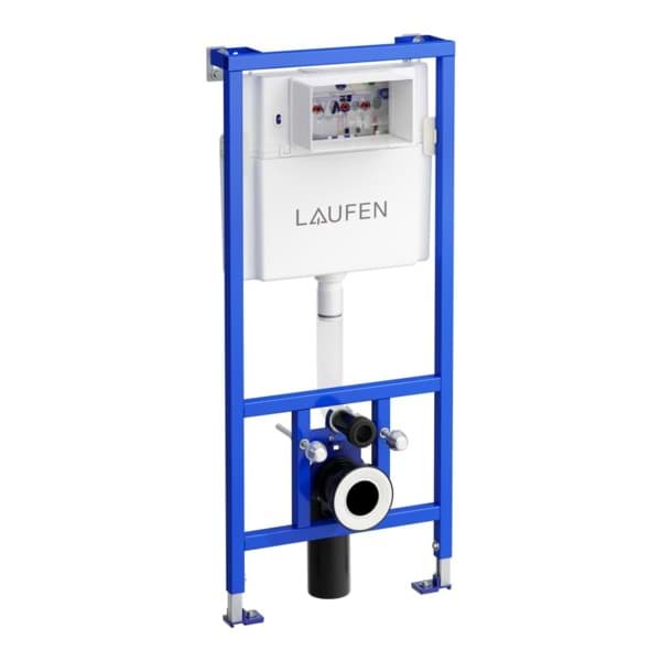 Obrázek LAUFEN LIS Rámový podomítkový modul CW1, do lehké příčky pro závěsné WC, Dual Flush 6/3 l, nastavitelné i na 4,5/3 l a 4/2 l 500 x 140 x 1120 mm #H8946600000001