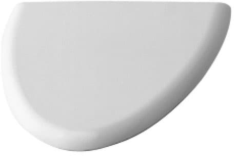 DURAVIT Víko urinálu 006139 #0061390000 - Barva 00, Základní barva víko: Bílá 291 x 307 mm