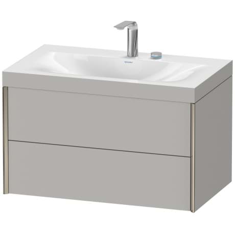 DURAVIT c-bonded set závěsný XV4615 E/N/O Design by sieger design #XV4615EB291CE00 - Barva M07, Beton šedá Matná, Dekor 800 x 480 mm
