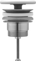 Obrázek DURAVIT Průtokový ventil neuzavíratelný 005075 #0050750000 - Barva 00, Bílá, Průměr: 72 mm Ø 72 mm