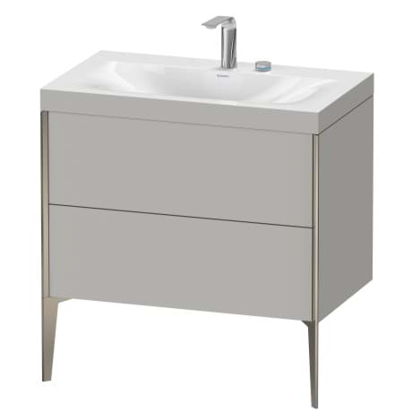 DURAVIT c-bonded set stojící XV4710 E/N/O Design by sieger design #XV4710EB269C - Barva M69, kartáčovaný ořech Matná, Pravá dýha 800 x 480 mm