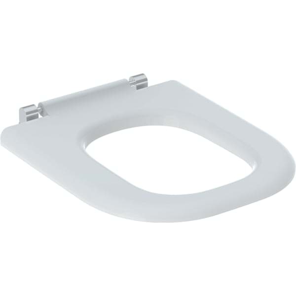 GEBERIT Renova Comfort WC sedátko, bezbariérové, hranatý design, spodní upevnění #572840000 - bílá