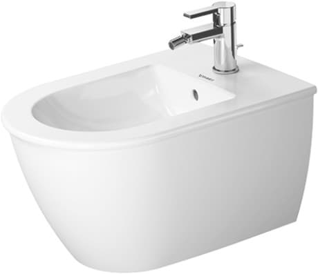 DURAVIT Závěsný bidet 224915 Design by sieger design #22491500001 - Barva 00, Bílá Vysoký lesk, Počet otvorů pro armaturu na jednom umyvadle: 1 365 x 540 mm