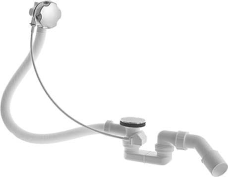 DURAVIT Odpadní a přetoková armatura 790225 #790225000001000 - Barva 10, Chrom 400 mm